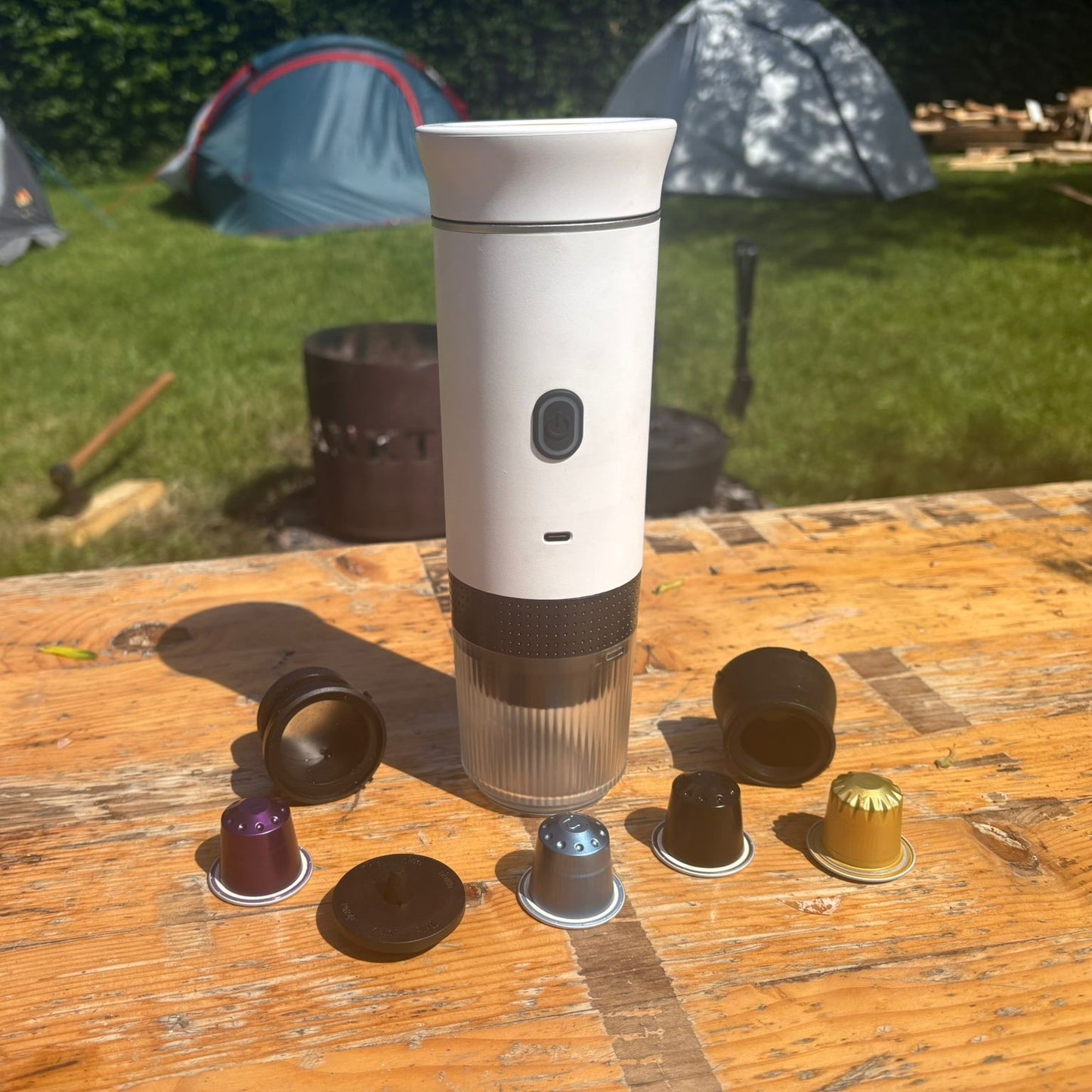 Wireless Capsule or Powder Coffee Maker