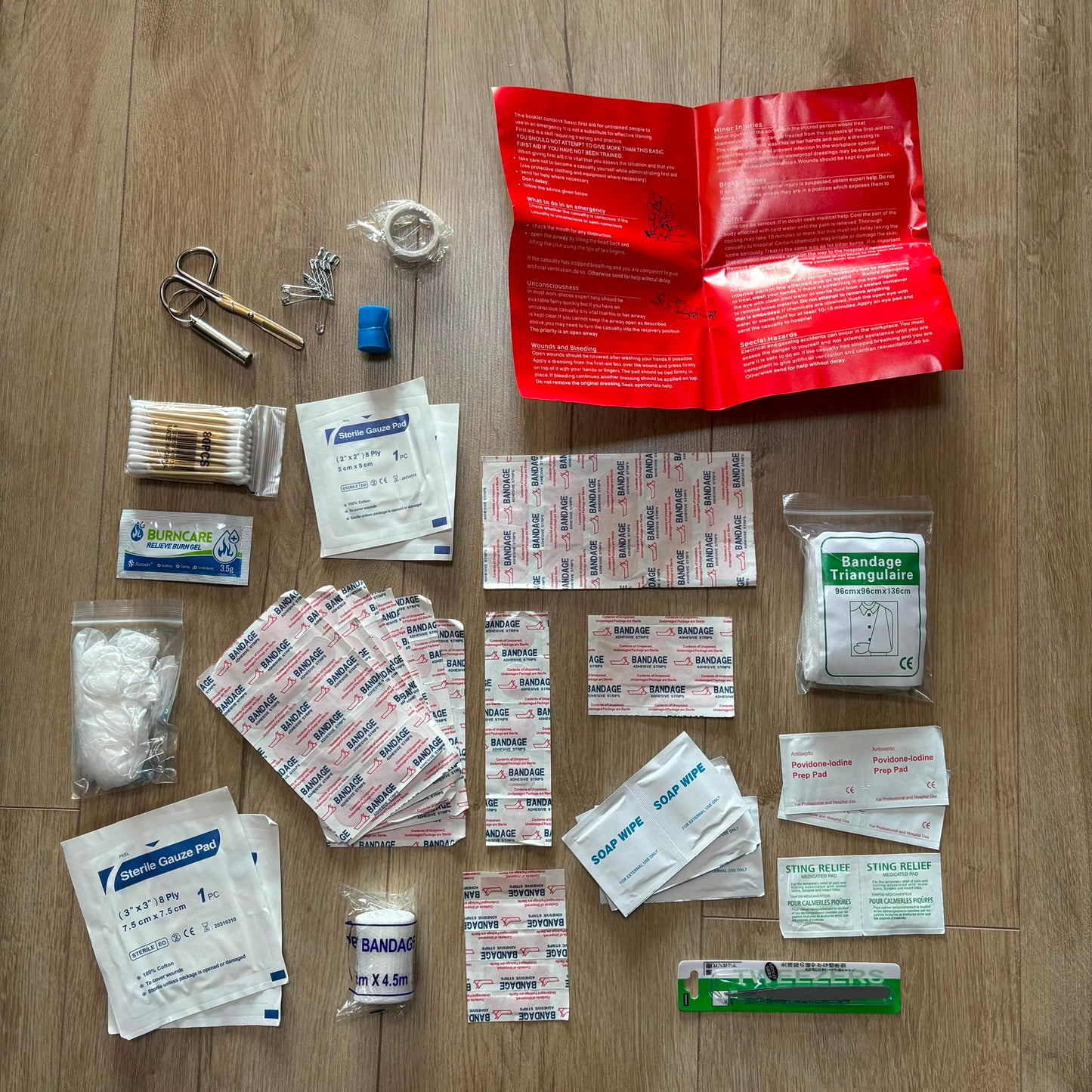Portable Emergency First Aid Kit for Travel